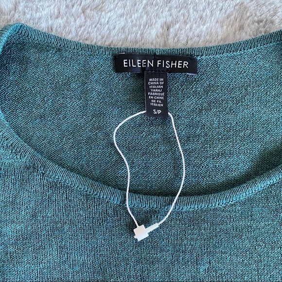 NEW Eileen Fisher 100% Wool Boxy Sweater - Picture 5 of 9